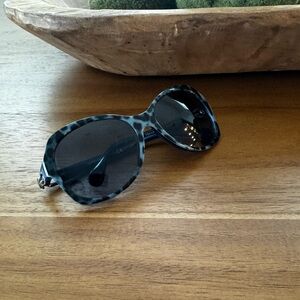 DOLCE & GABBANA BLUE ANIMAL/BLUE GRADIENT DG 4163P OVERSIZED SUNGLASSES